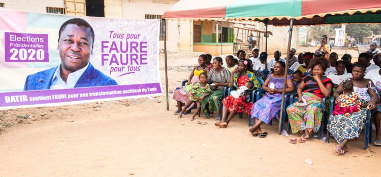 Campagne d’élections présidentielles 2020 à Elavagno
